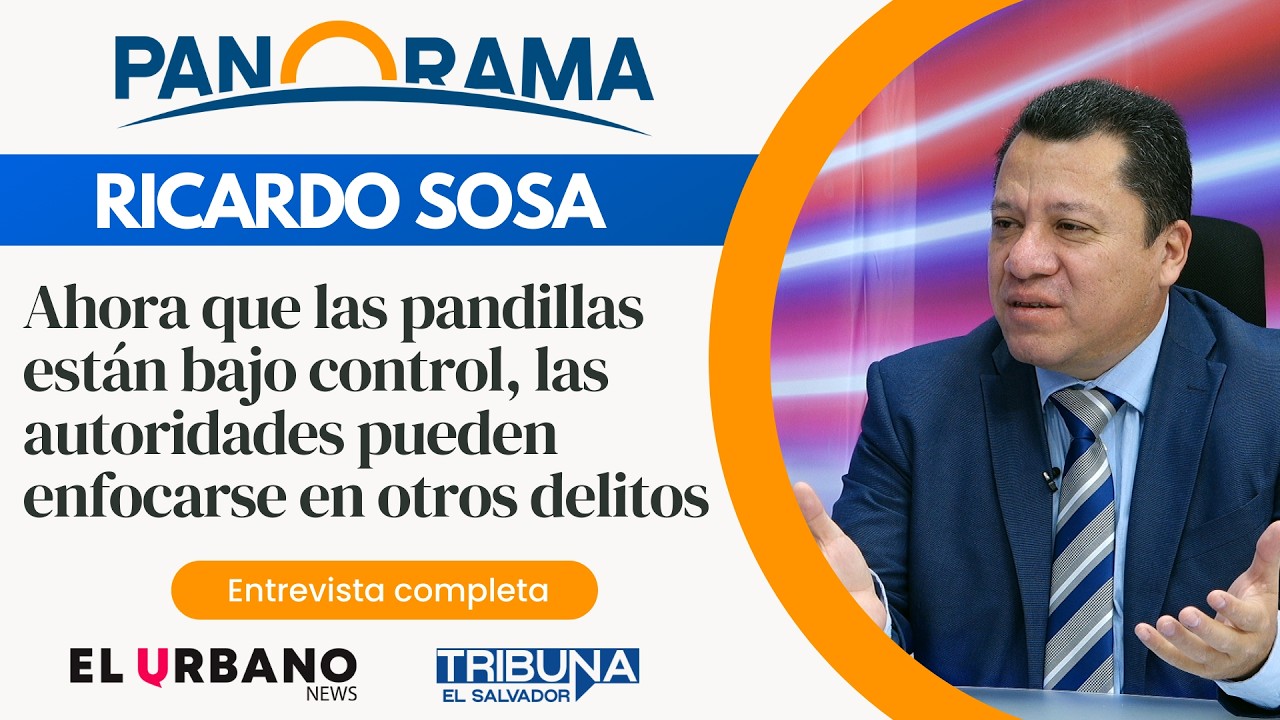 Ricardo Sosa - Criminólogo | Panorama - Noticias El Salvador