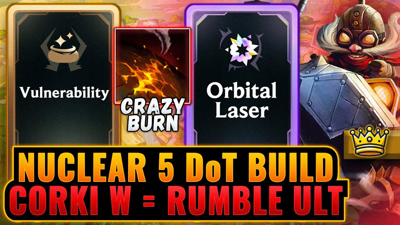 Rumble Ultimate on a Basic Ability: Unreal AP Corki Build - Crit Highroll League Arena Gameplay