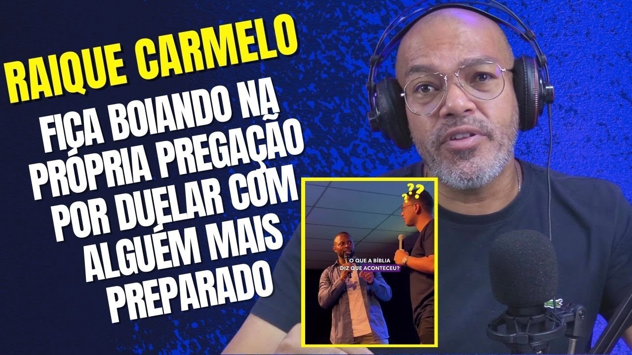 RAIQUE CARMELO É SURPREENDIDO NA MENSAGEM | PR PAULO NASCIMENTO | FALANDO DE BÍBLIA