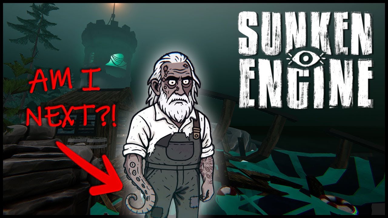Dad turns into a Kraken in Sunken Engine! Scary Shipyard Exploration [Gameplay]