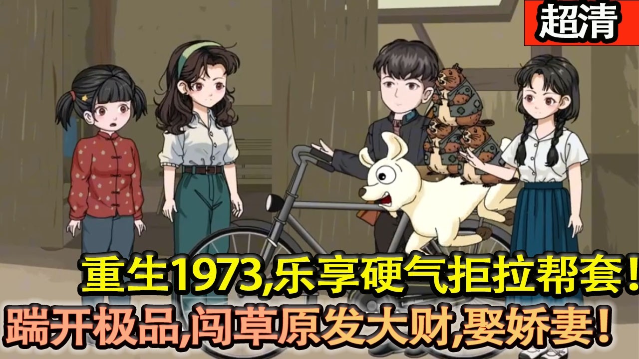 沙雕動畫【重生1973，劉樂享硬氣拒拉幫套！踹開極品，闖草原髮大財，娶嬌妻過小日子！】#乖仔动画