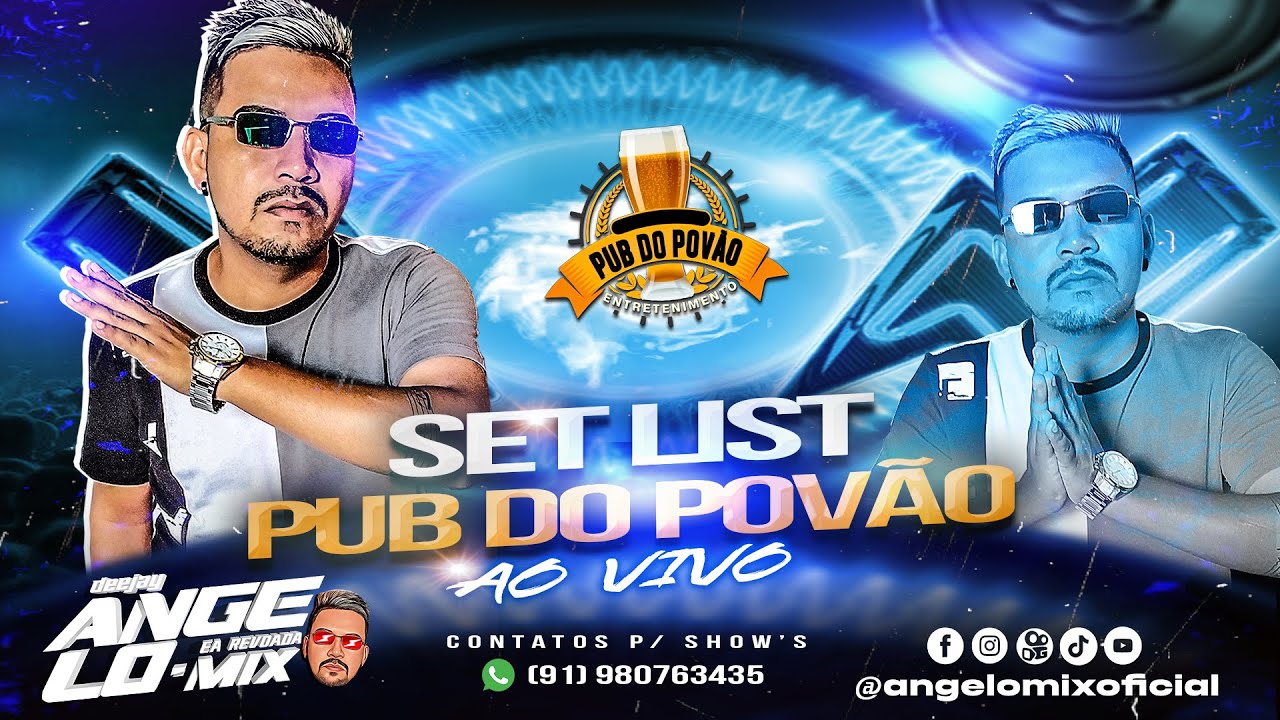Set List Pub Do Povão  Sáb 19-04-25  - @angelomixoficial ®