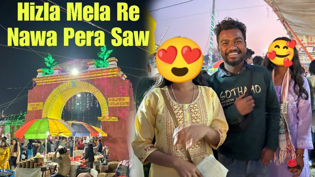 Hizla Mela Re Nawa Pera Saw 🥰 |Dumka Hizla Mela 2024 |New Santhali Video |Santhali Vlog