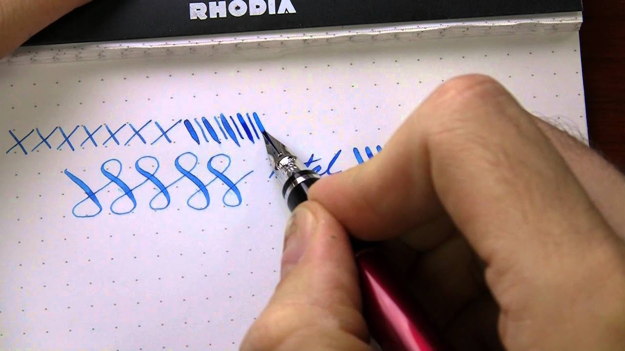 Письмо перьевой ручкой Pilot/Namiki Falcon Soft Extra-Fine