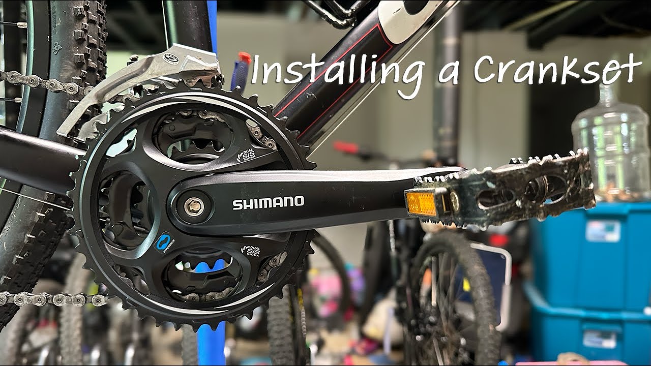 Installing a Shimano 3 speed crankset