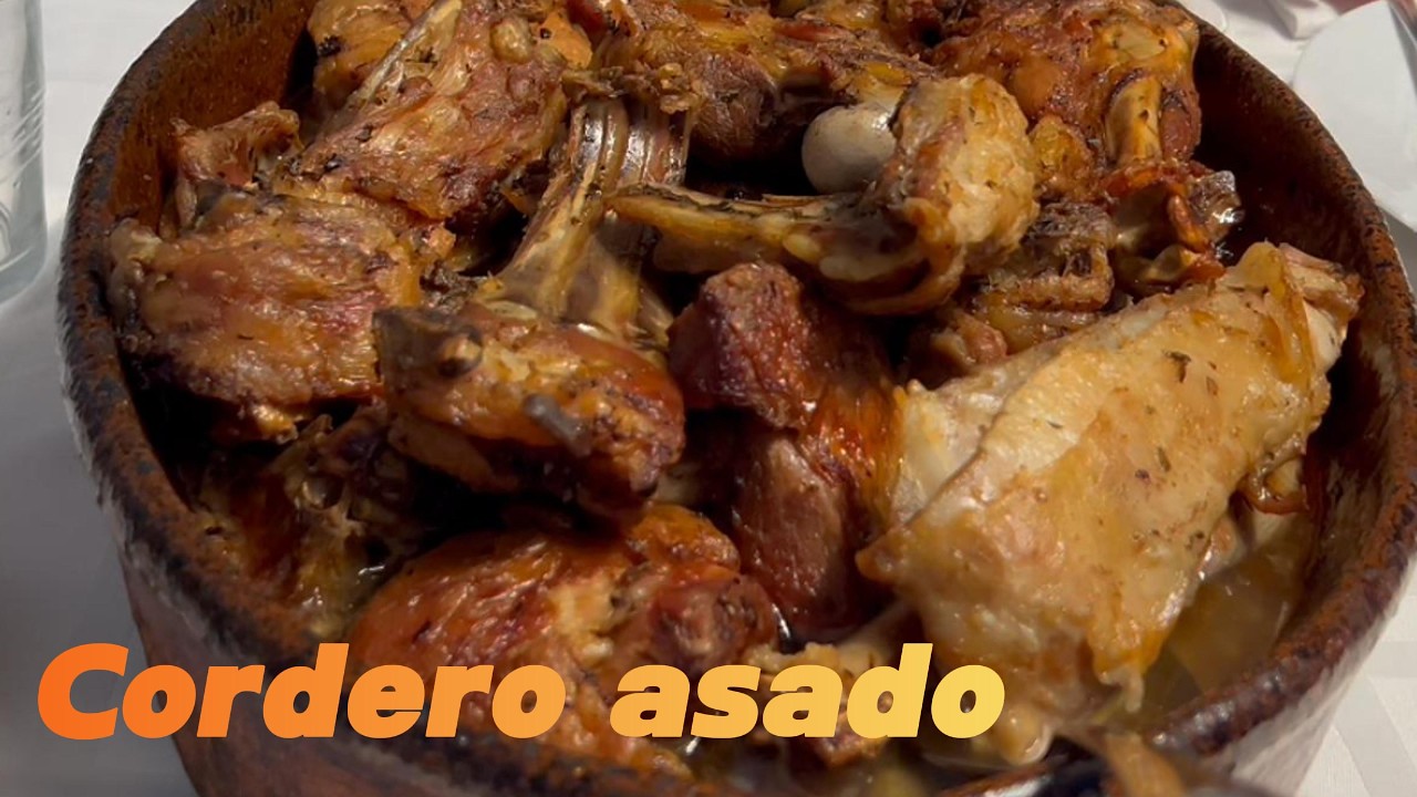 Cordero asado