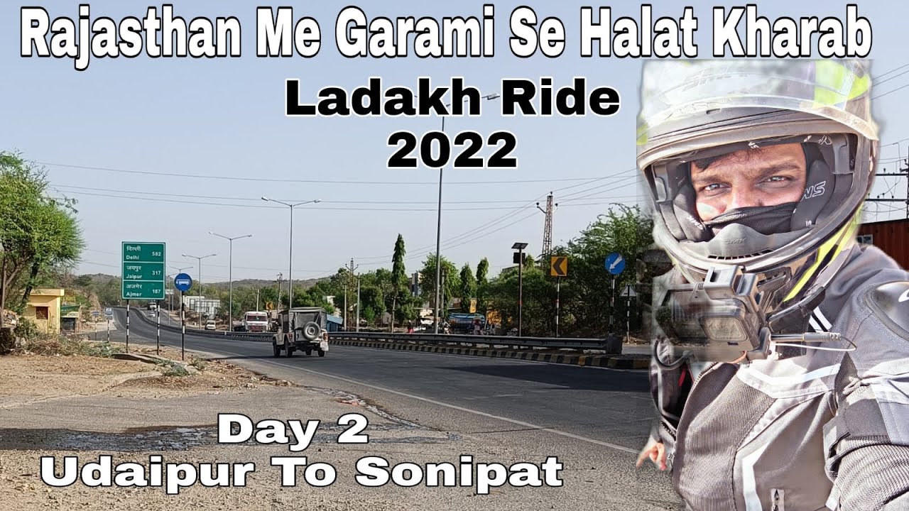Day 2 Udaipur To Sonipat | Solo Rider | On Scooter | Access 125 | Ladakh Ride 2022
