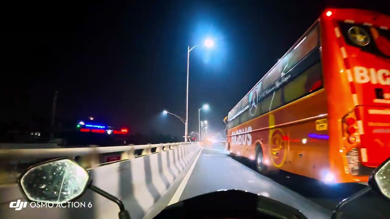 Night Riding Through Bangalore Streets | 4K POV | DJI Osmo Action 6