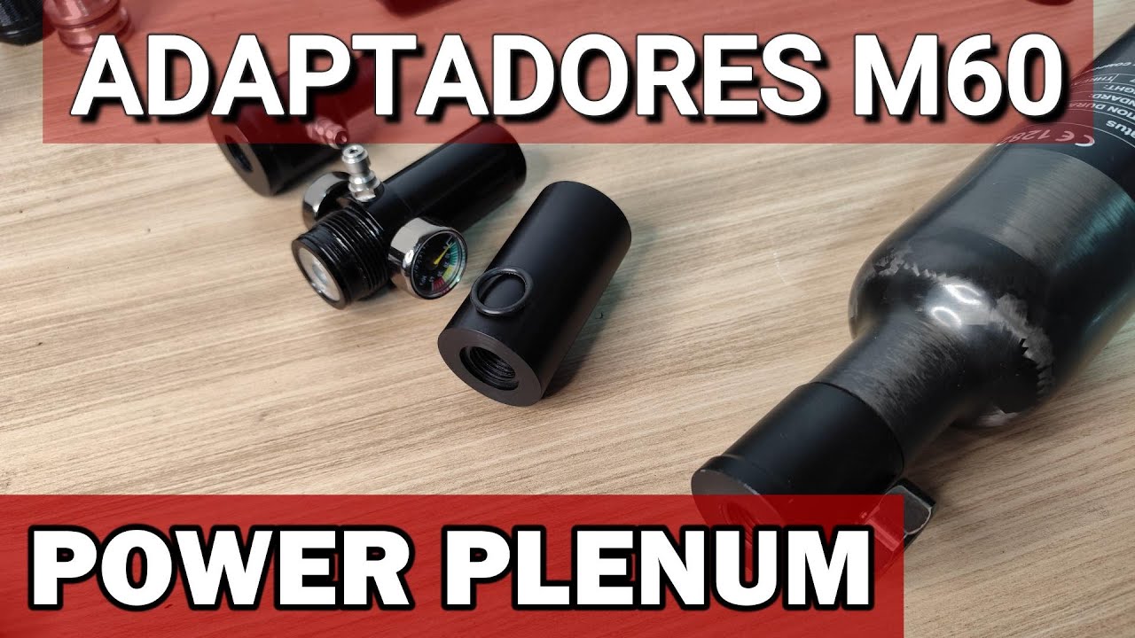 Adaptador Garrafa, Pré Câmara, Reguladora externa, Conexões p M60