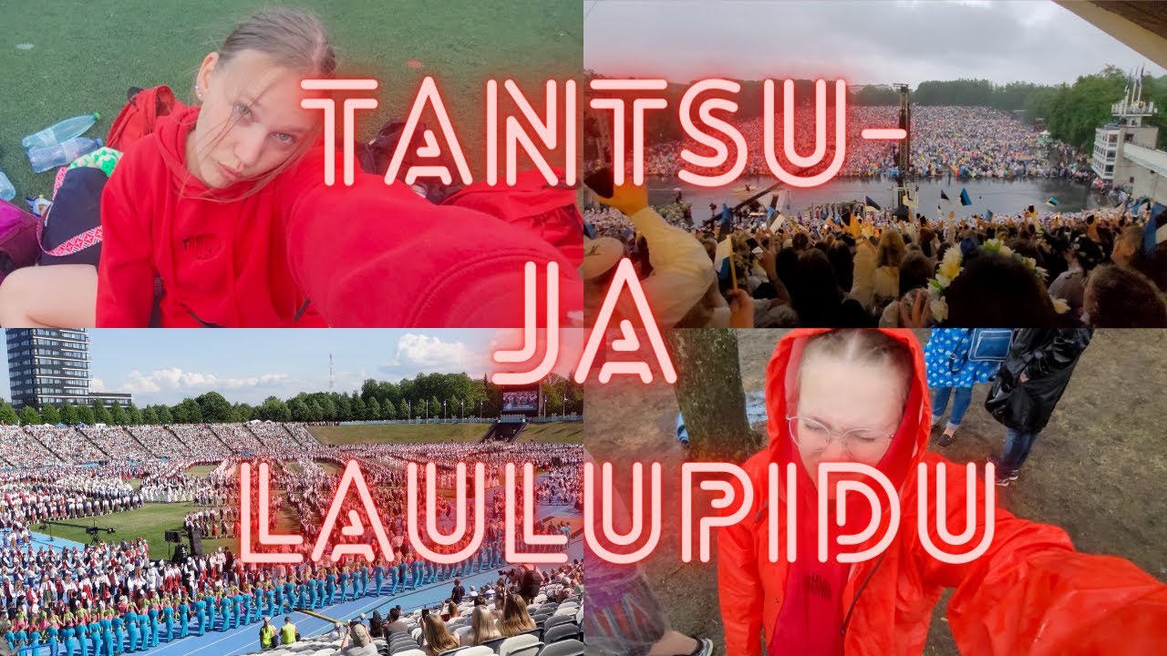 NOORTE LAULU- JA TANTSUPIDU 2023 || kokku kukkujad tantsupeol ja läbimärjad riided laulupeol...