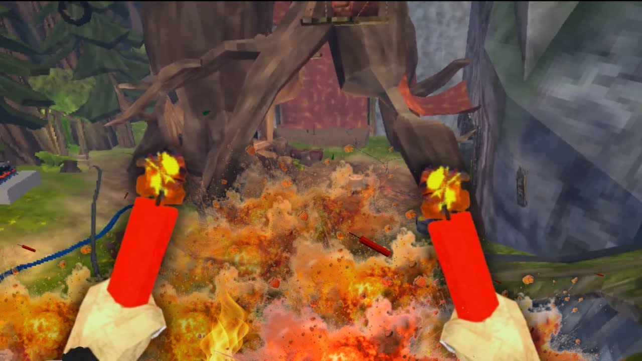I Used 100 Dynamite to Make a Big Explosion in Animal Company!