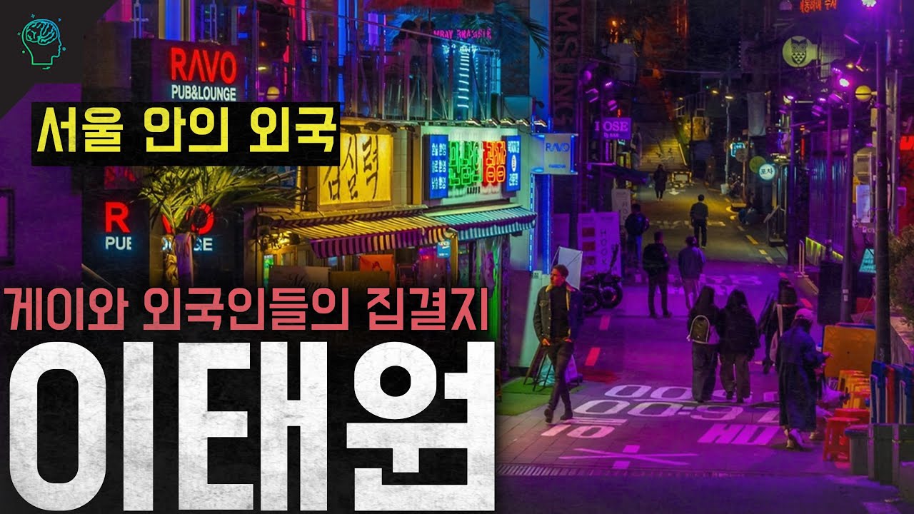 게이와 외국인들의 집결지 한국에서 가장 이색적인 지역 '이태원'