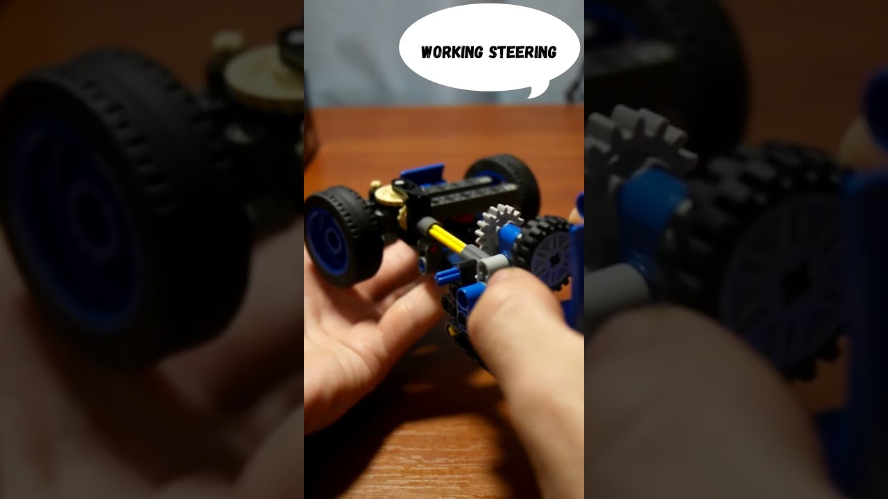 Building a Unique LEGO Model from 3 Sets with Engine, Steering, and Opening Doors 