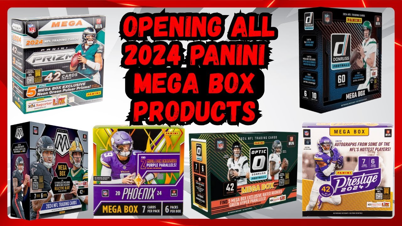 Opening Every 2024 Football Panini Mega Box