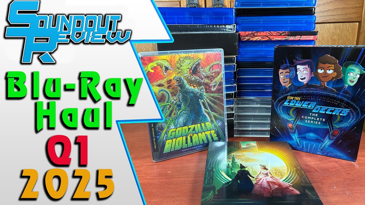 New Blu-Ray Haul! Godzilla VS Biollante, Wicked, Star Trek, One Piece, Anime, Movies [Soundout12]
