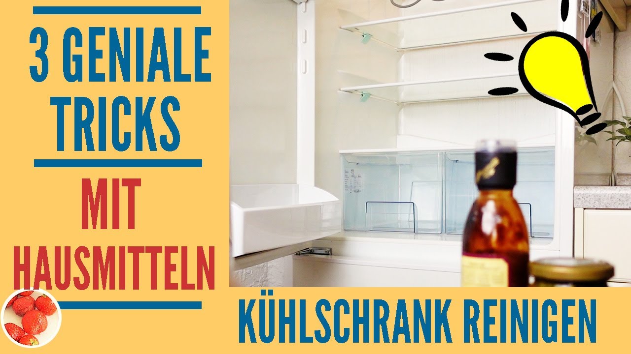 3 Geniale Tricks: SO EINFACH kannst du deinen KÜHLSCHRANK reinigen 💥 mit natürlichen Hausmitteln