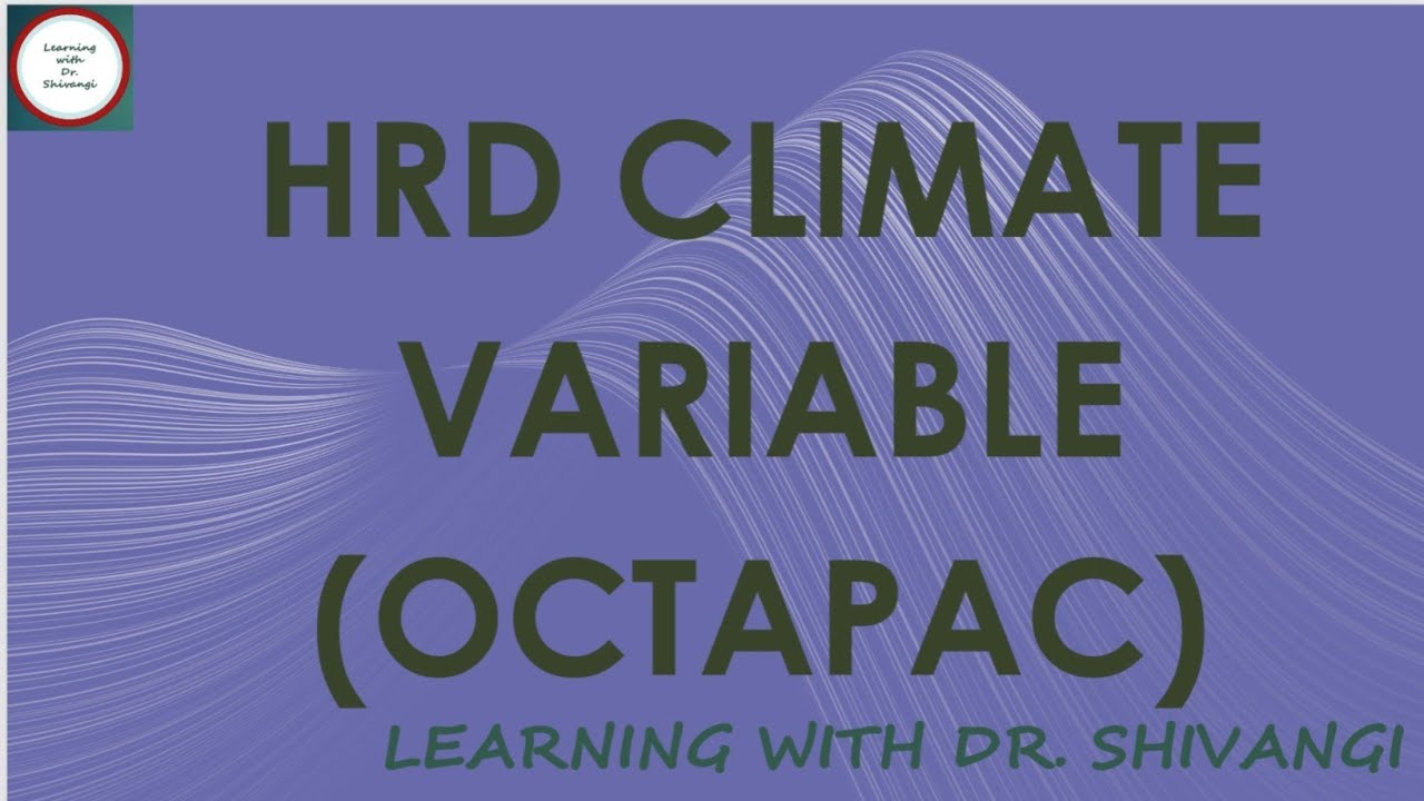 HRD Climate Variables