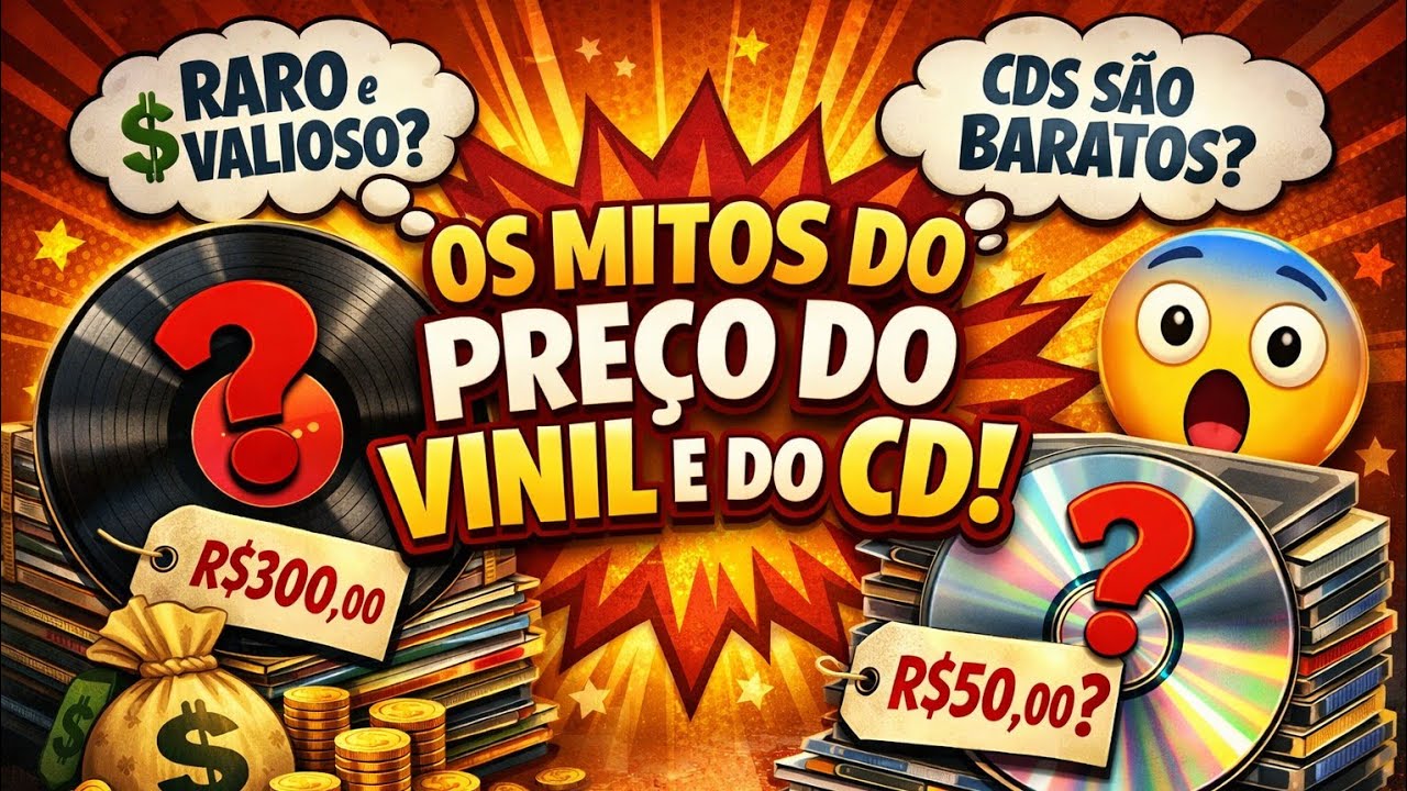 O que não te falaram sobre os preços do Vinil e do Cd!