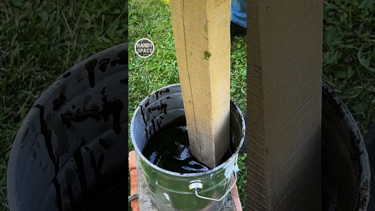 Farmers, This Old Engine Oil Trick Will Save Your Fence Posts! 