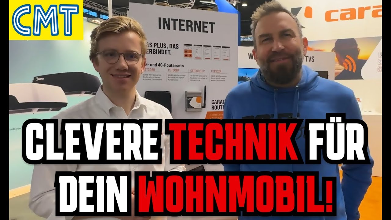 Besser reisen mit Caratec: TV, Sound & 5G f&uuml;r Wohnmobile! 🎶📺 CMT25