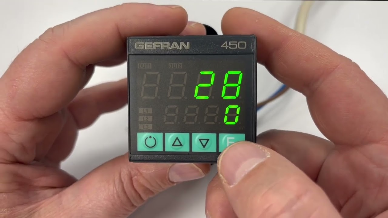 Gefran termoregolatore 450 presentato dal nostro tecnico Fabrizio Guandalini