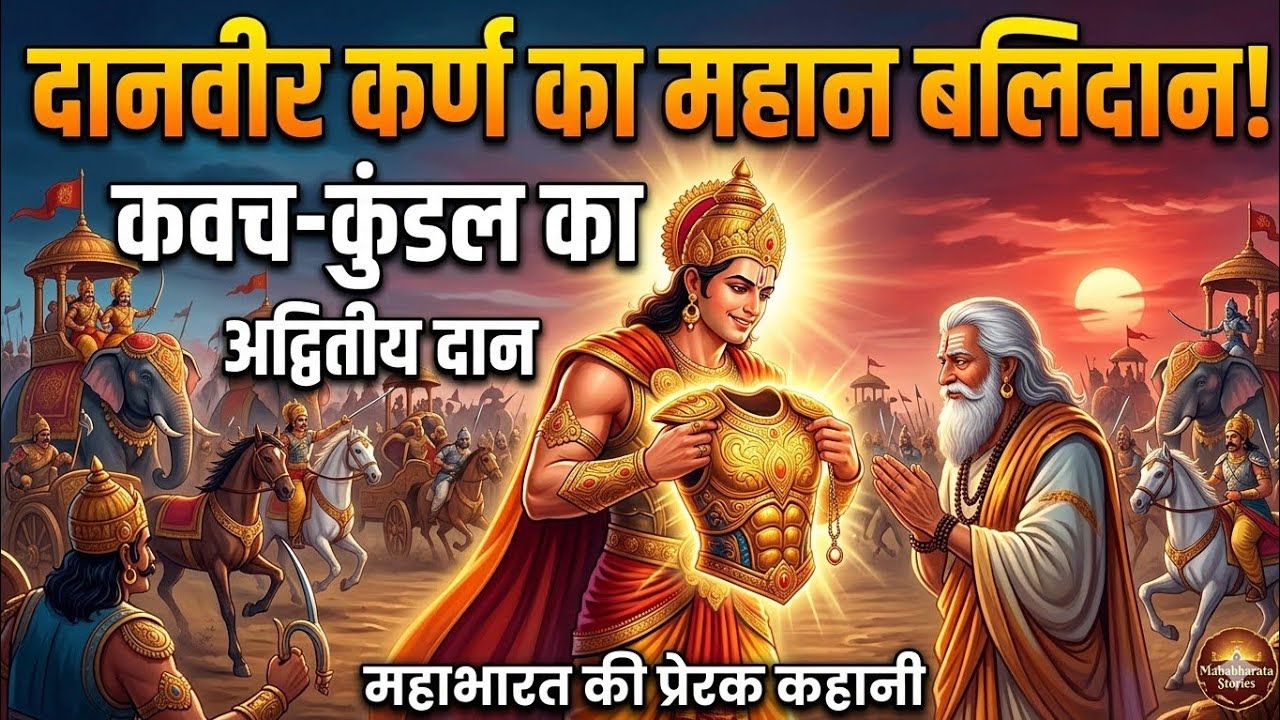दानवीर कर्ण: महाभारत का सबसे बड़ा दानी! | Story of Danveer Karna in Hindi|  Mahabharat Story |