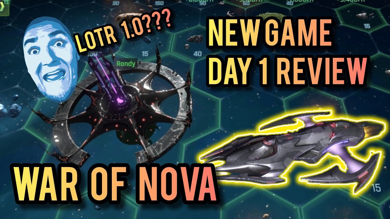 NEW Game! War of Nova - Initial Review after 3 hours LOTR RTW 1.0 Space