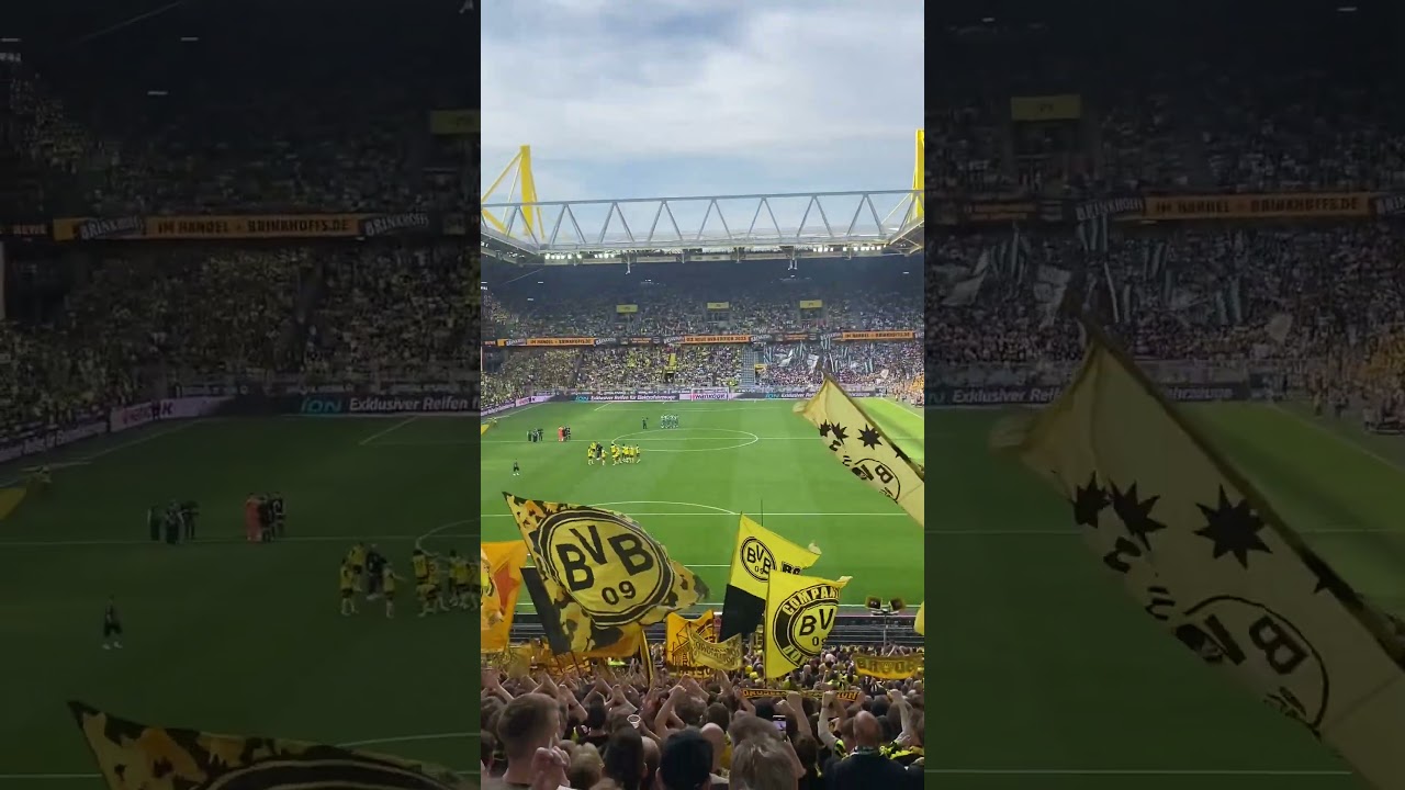 BVB S&uuml;dtrib&uuml;ne Stimmung Ultras !!! 🖤💛 #bvb
