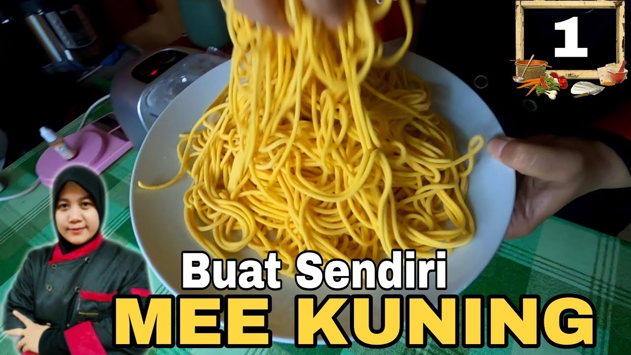 Buat Sendiri Mee Kuning Menggunakan Noxxa Noodle Maker