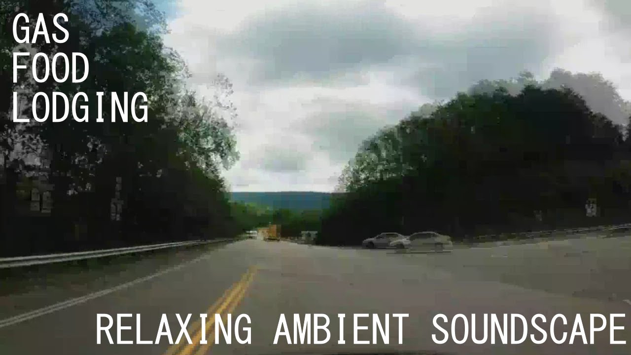 Relaxing Musical Soundscape - Gas Food Lodging - Reverberant/Western-ish Guitar Riffs - Rock Drums
