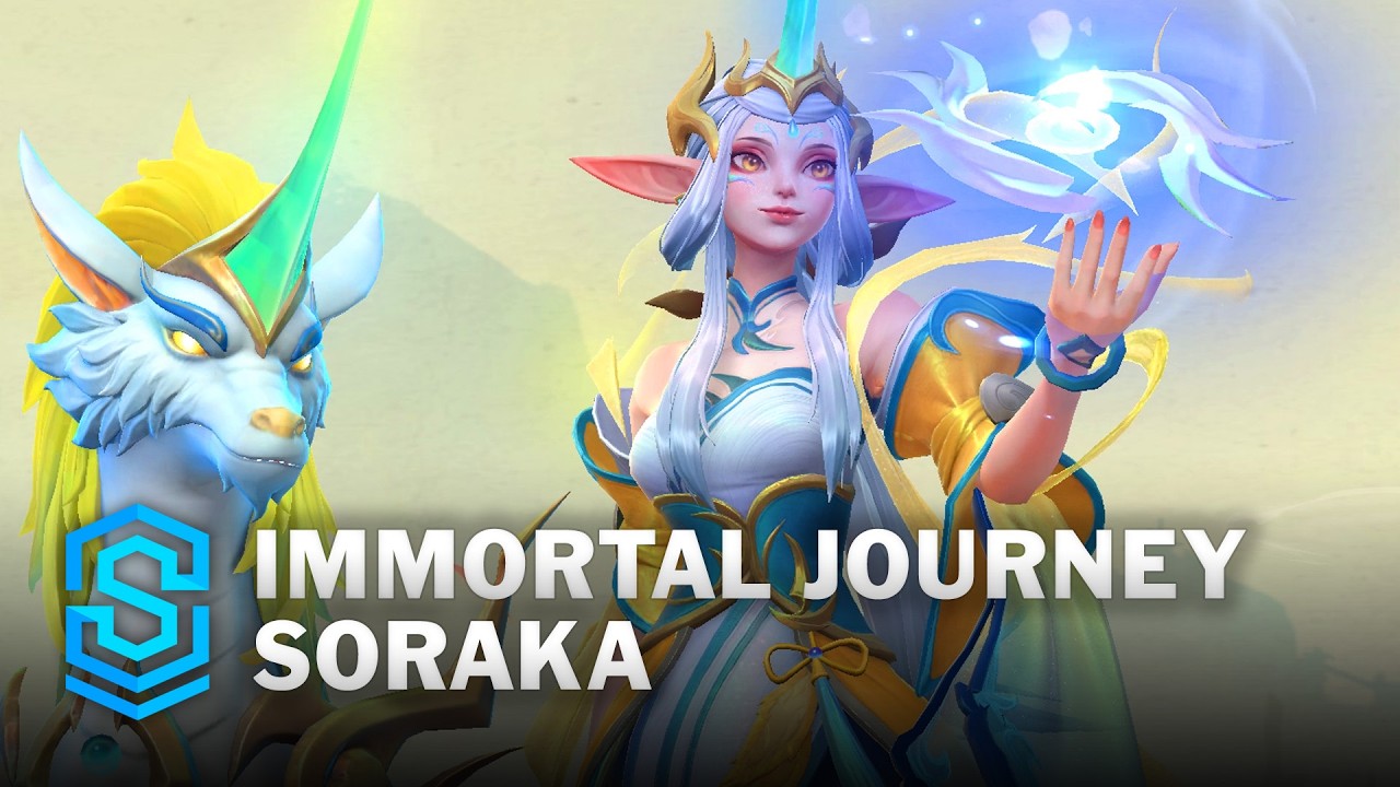 Immortal Journey Soraka Wild Rift Skin Spotlight