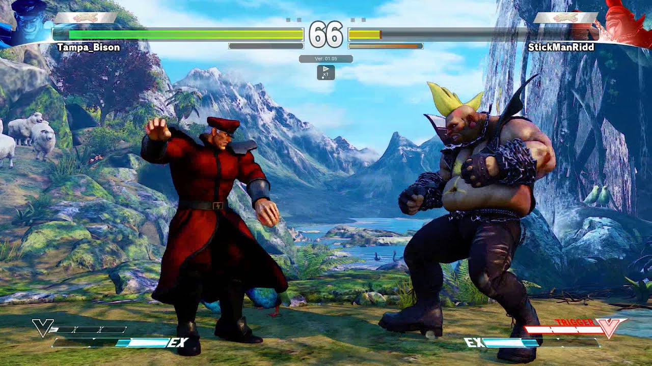 SFV~ M.Bison (Tampa Bison) vs  Rashid (Spem915) HD