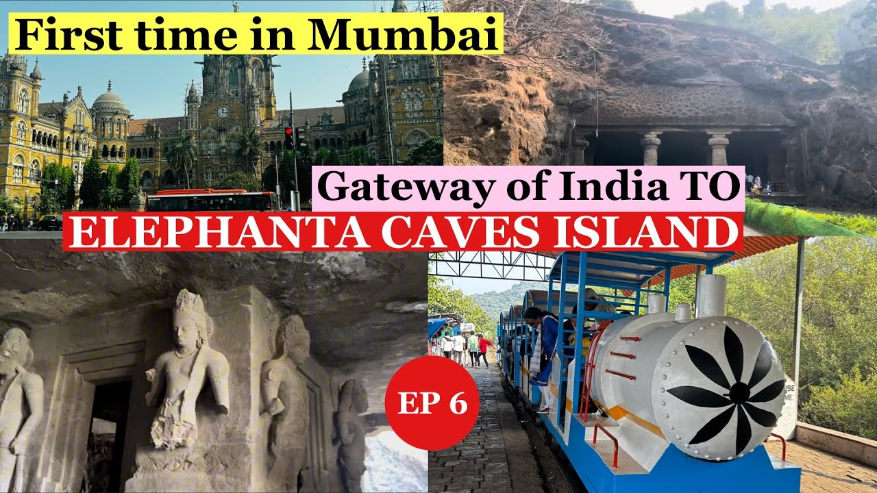 Elephanta Caves In Mumbai | Taj Hotel | Gate way of India | Sagarpunjabivlogs 