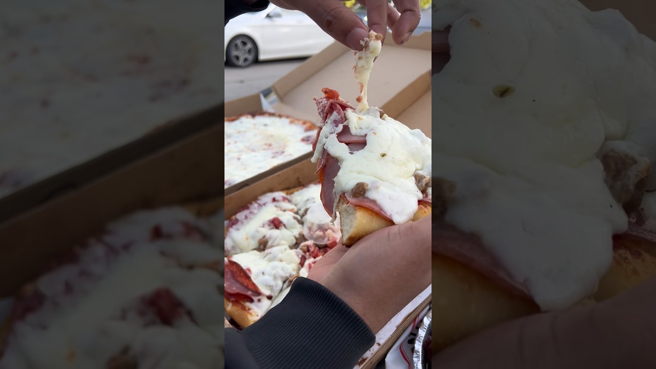 Trying Numero Uno Pizza #foodie #foodvlog #foodblogger #pizza #losangeles #restaurant #food #eating