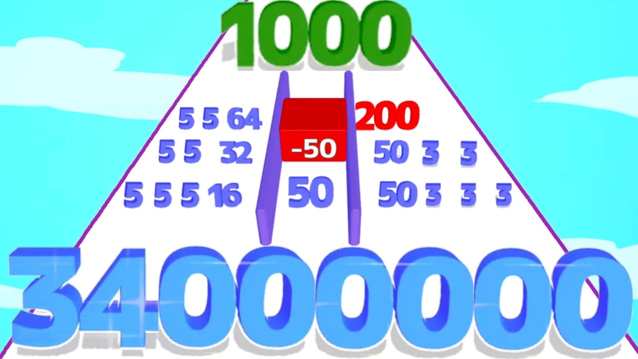 Number Master: Run and merge Levels 332 to 400