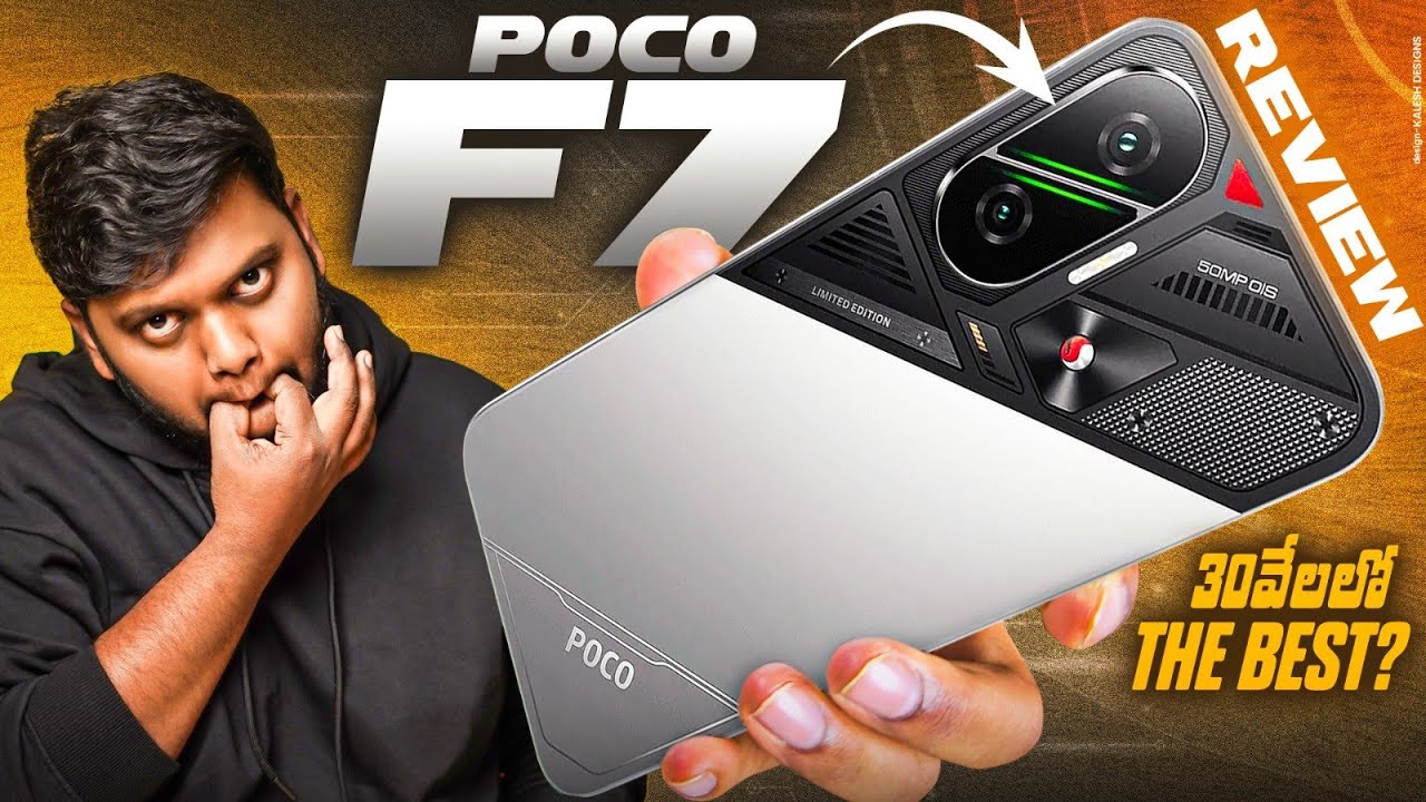 Poco F7 Review In Telugu || Worth At 30k ??