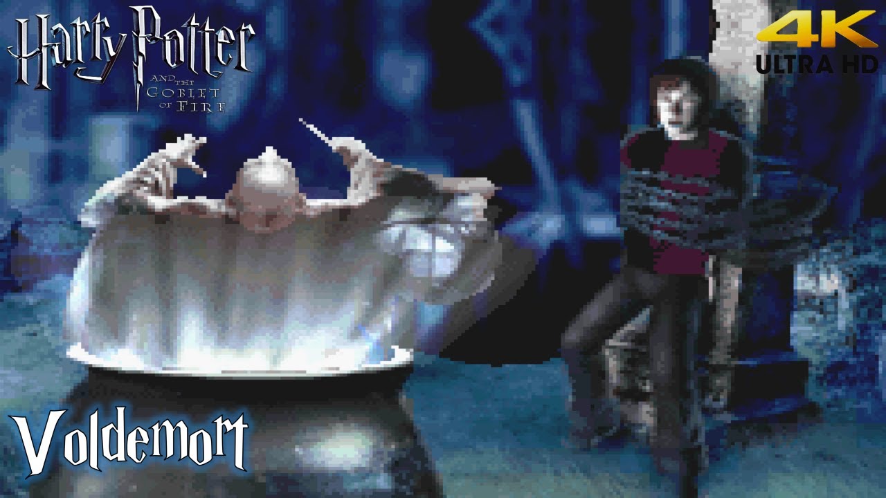 Harry Potter and the Goblet of Fire GBA 'Voldemort' Walkthrough (4K)