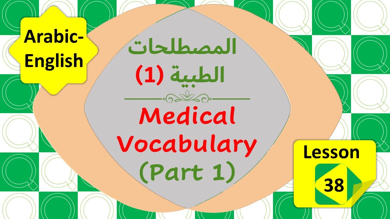 Learn Medical Vocabulary in Arabic - (Part 1)