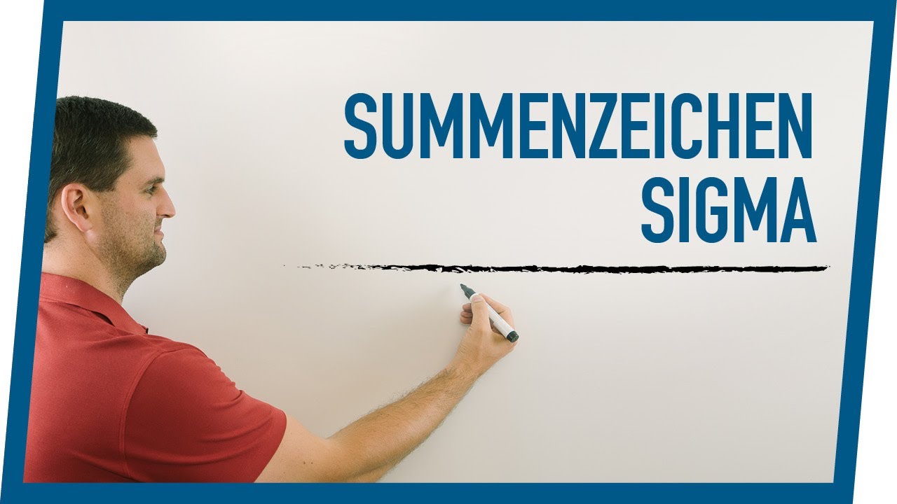 Summenzeichen Sigma | Mathe by Daniel Jung
