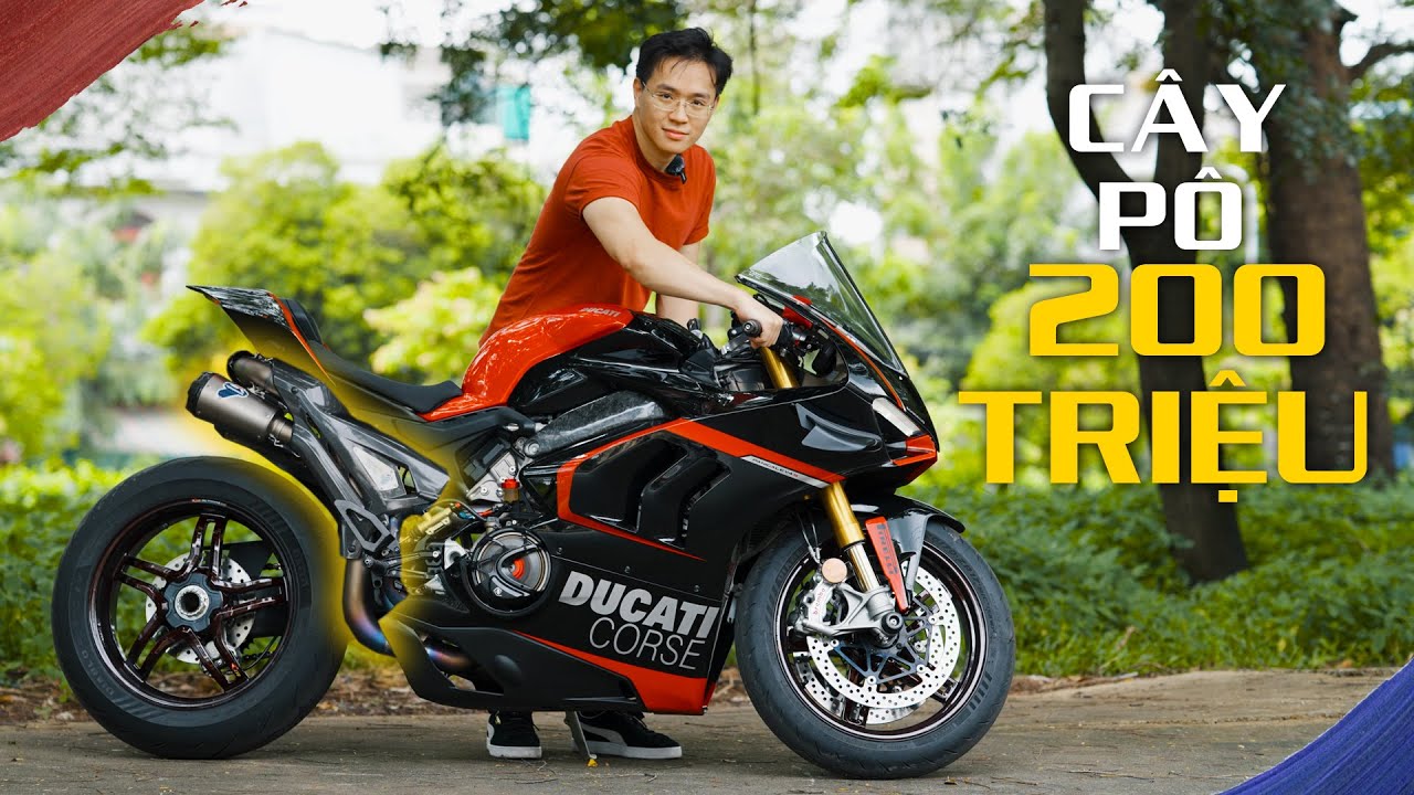 Pô 200 Triệu Nổ Có Hay Không? | Ducati Panigale V4S Độ Khủng 800 Triệu Tiền Đồ Chơi