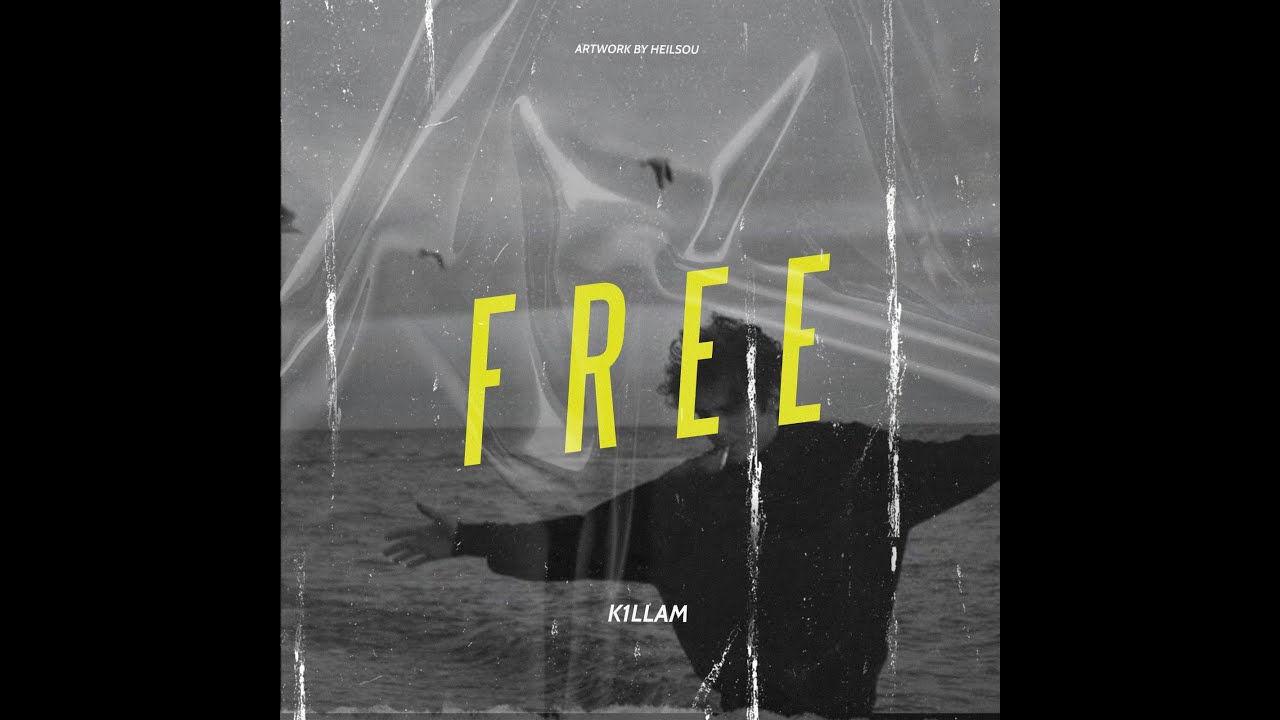 K1LLAM - Free (Official Lyrics Video)  Prod.hlbak