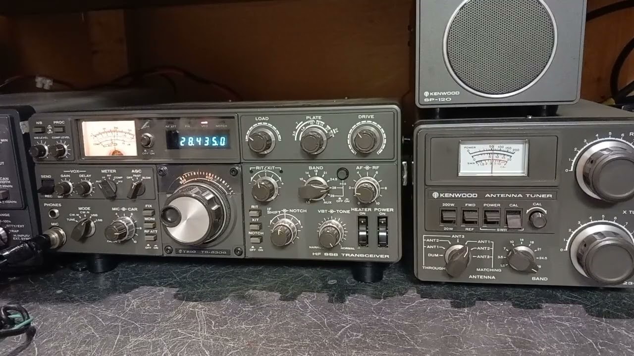 CQ10m after repairing my Trio TS-830S. A few chats with Joe OD5ET on his broken FT-101B