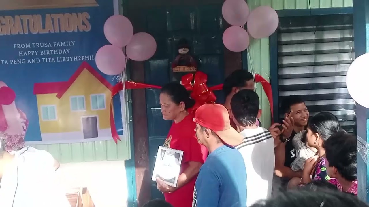 Roel of Malalag Rochelle community charity Program #Pabahay Program