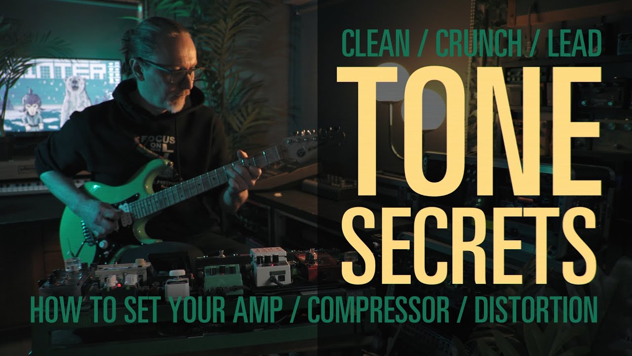 How to set amp, compressor and distortion for amazing guitar tone! Tone Secrets of Mika Tyyskä