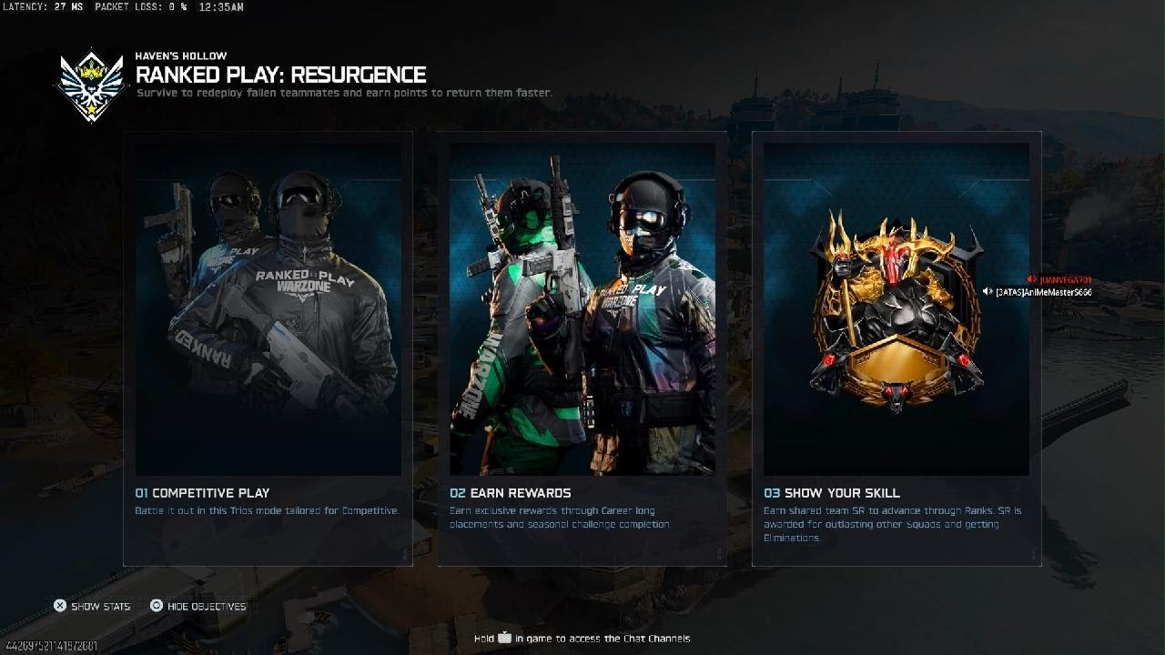 #3rd Place RANKED PLAY Resurgence Warzone Haven's Hollow Call of Duty Black Ops 7