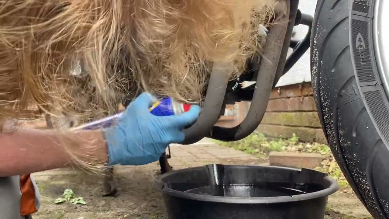 Kawasaki ER5 ER500 oil change