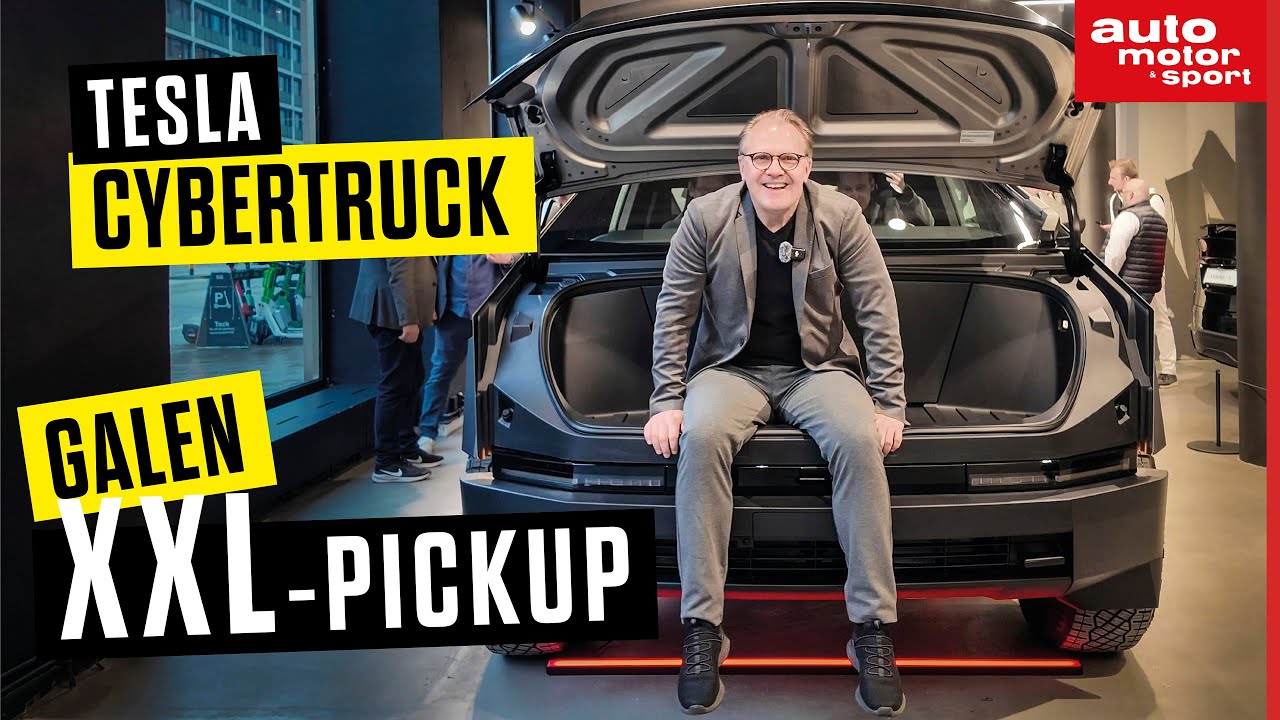 Alrik kollar in Tesla Cybertruck – 