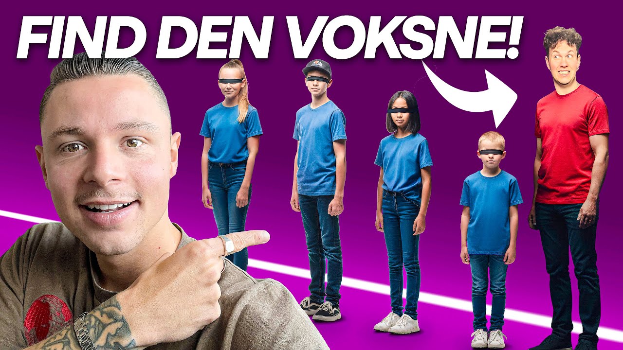Kan Sigge SNYDE fans så de tror han er et BARN?!