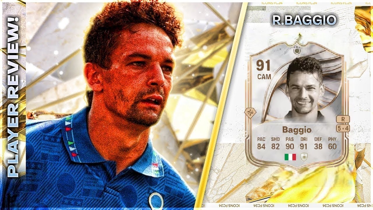 ОБЗОР ИГРОК-КУМИРА РОБЕРТО БАДЖО С РЕЙТИНГОМ 91 - EA FC26 ULTIMATE TEAM