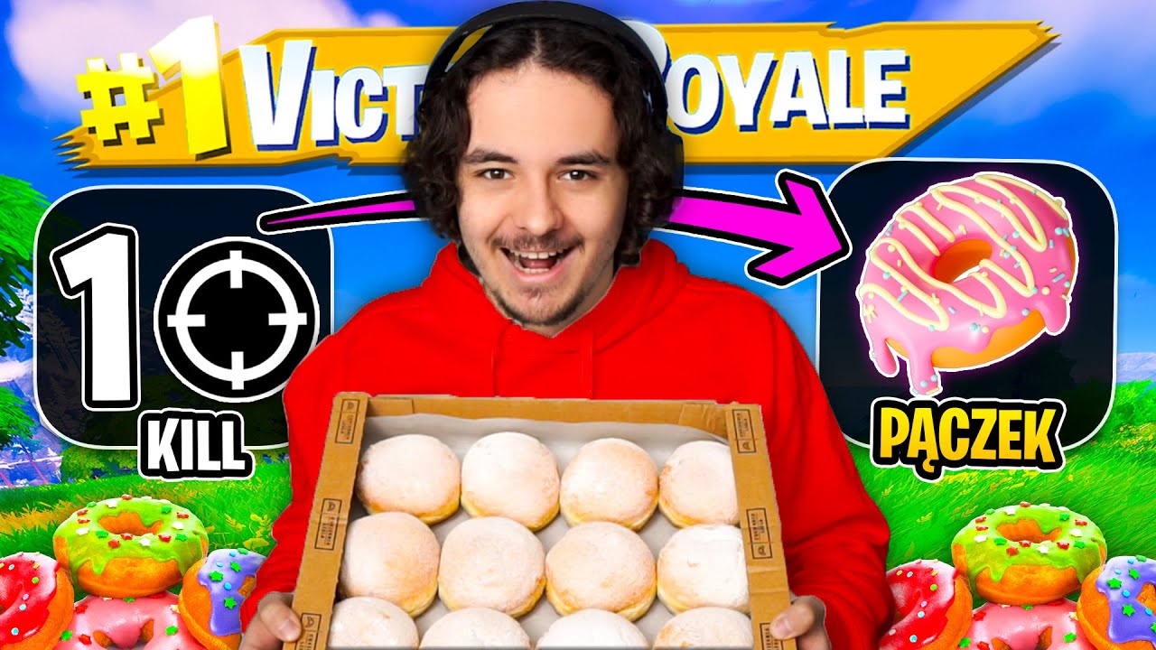 1 KILL = 1 PĄCZEK w FORTNITE